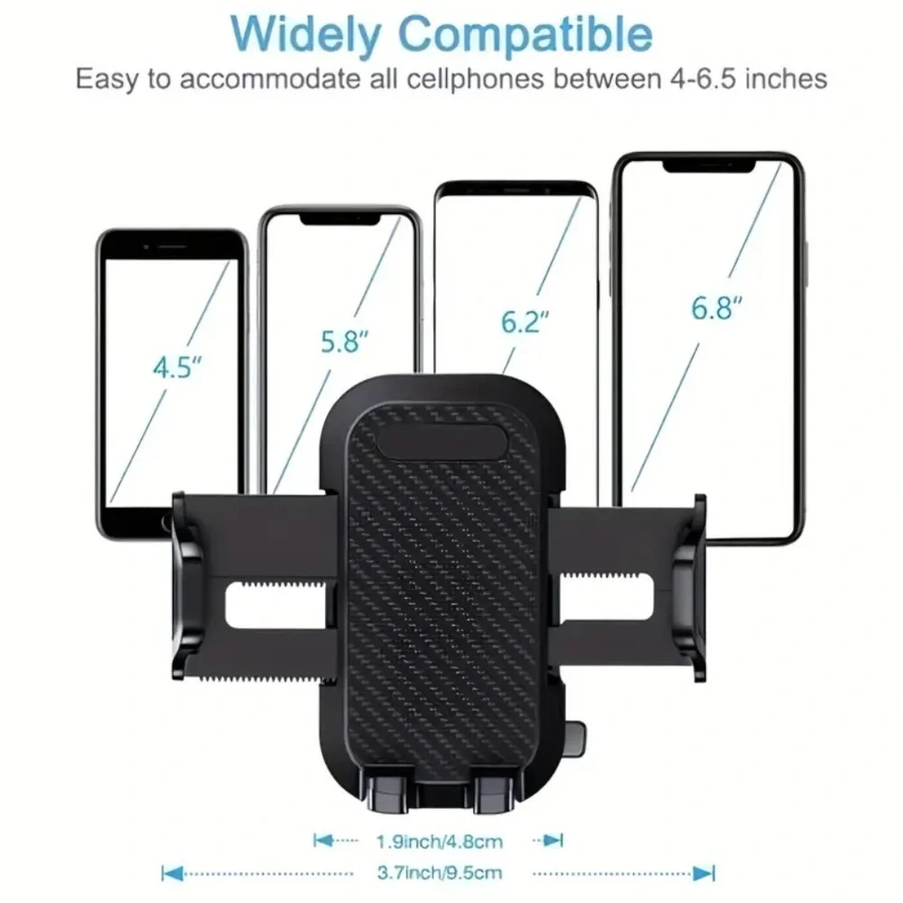 Universal Car Phone Mount Holder – Adjustable Dashboard or Air Vent Stand